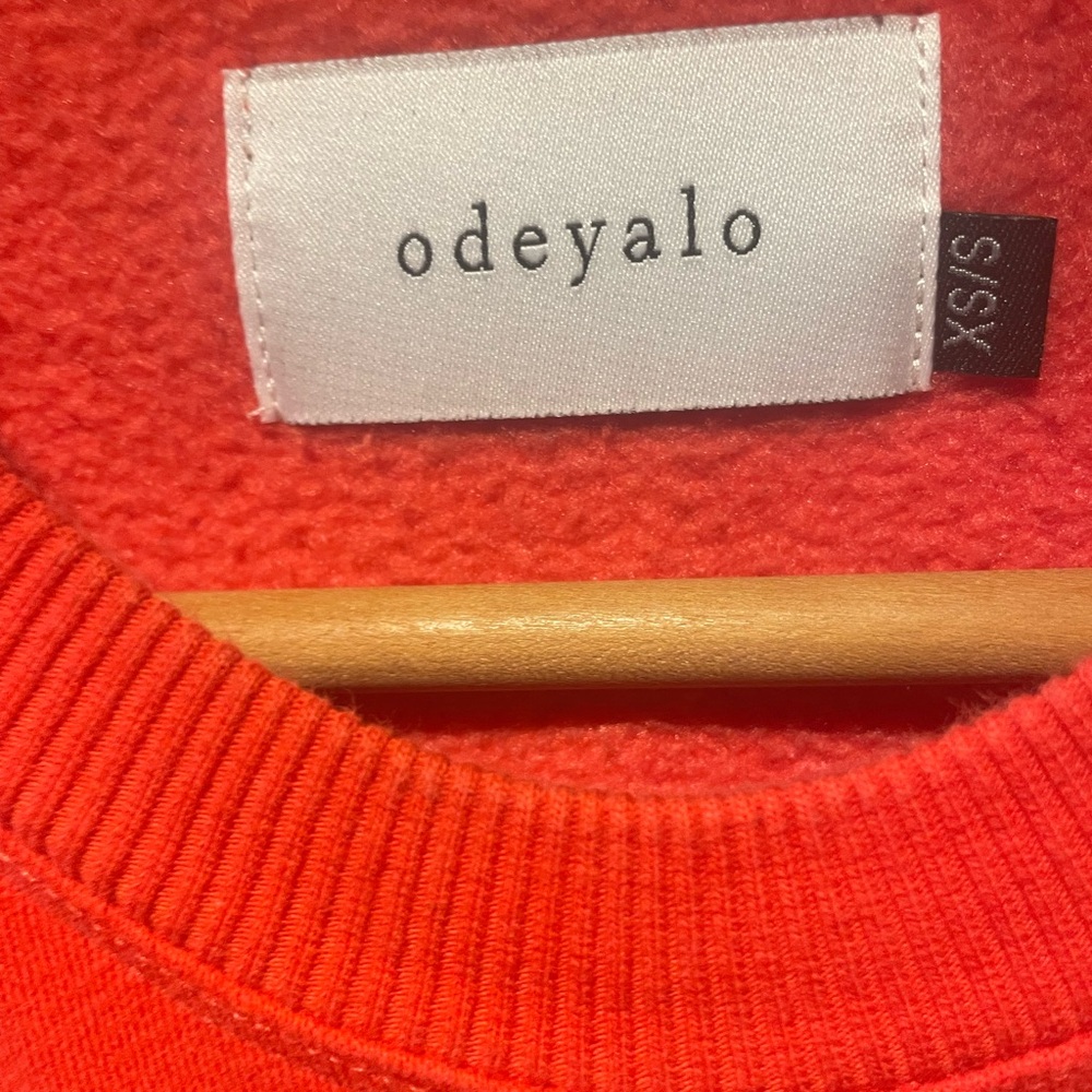 Women's Red Crew Neck Sweater